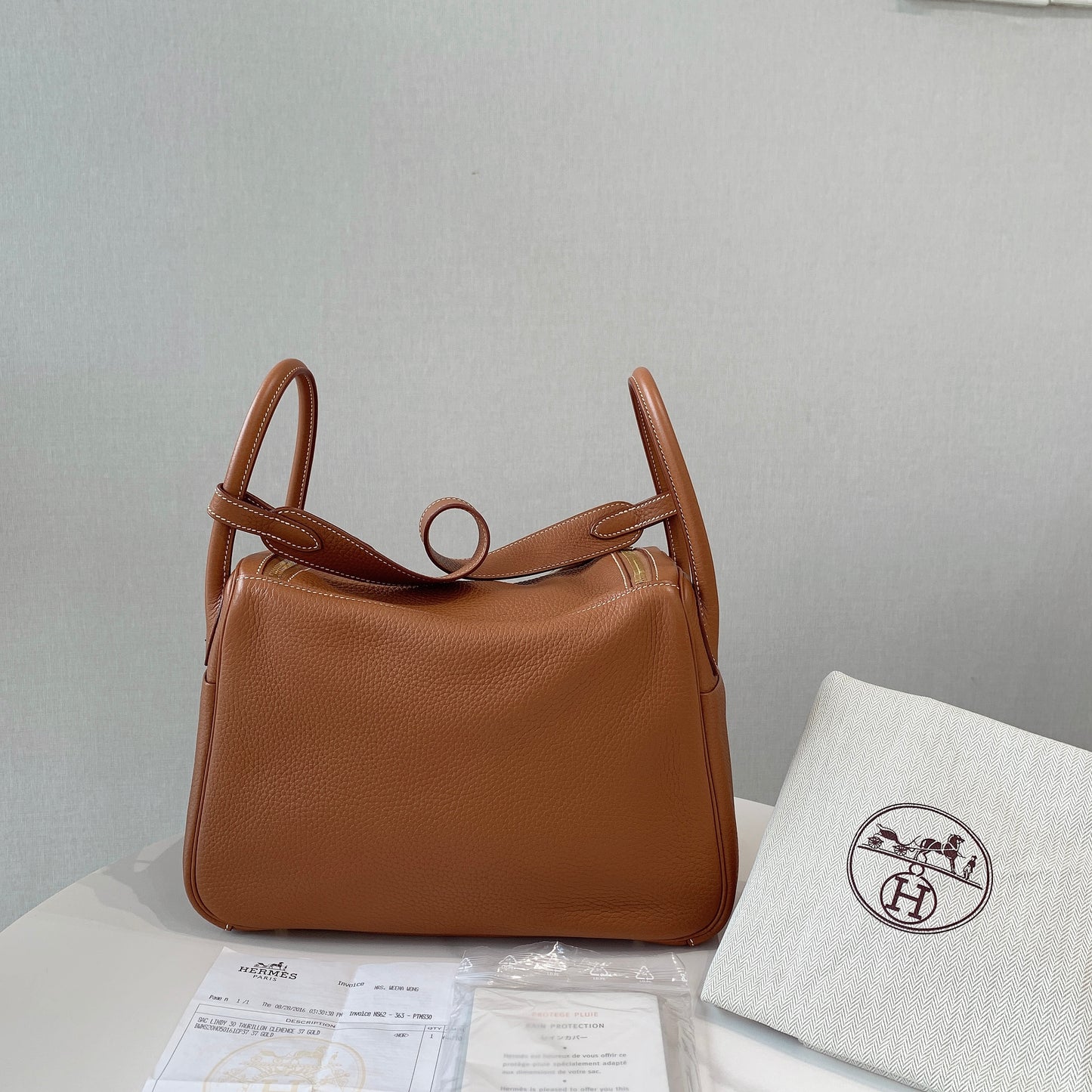 Hermès Lindy 30 Taurillon Clemence