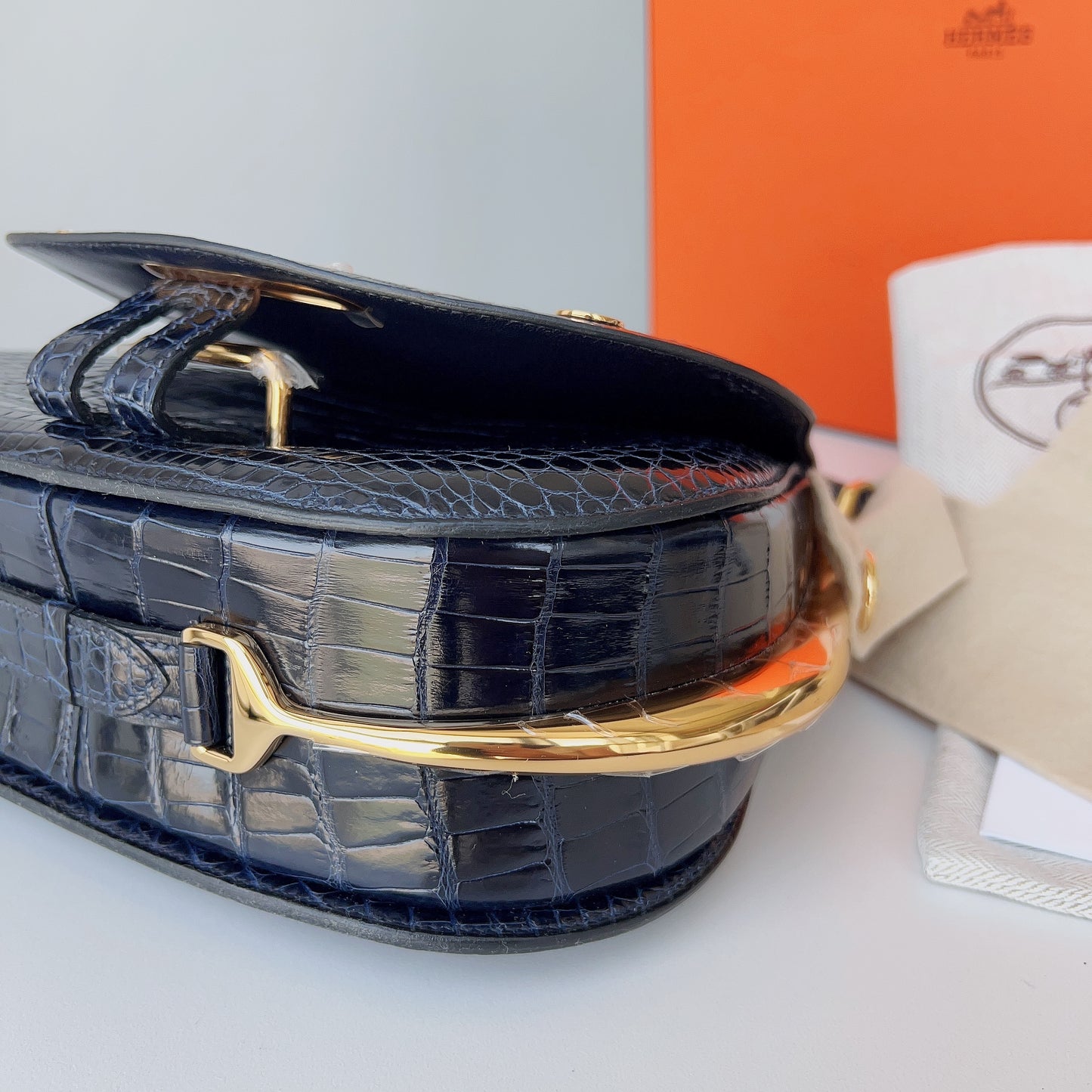 Hermès Passe-guide 23.5 Crocodile