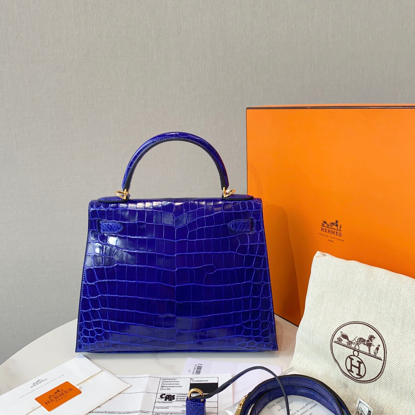 Hermès Kelly 28 Crocodile