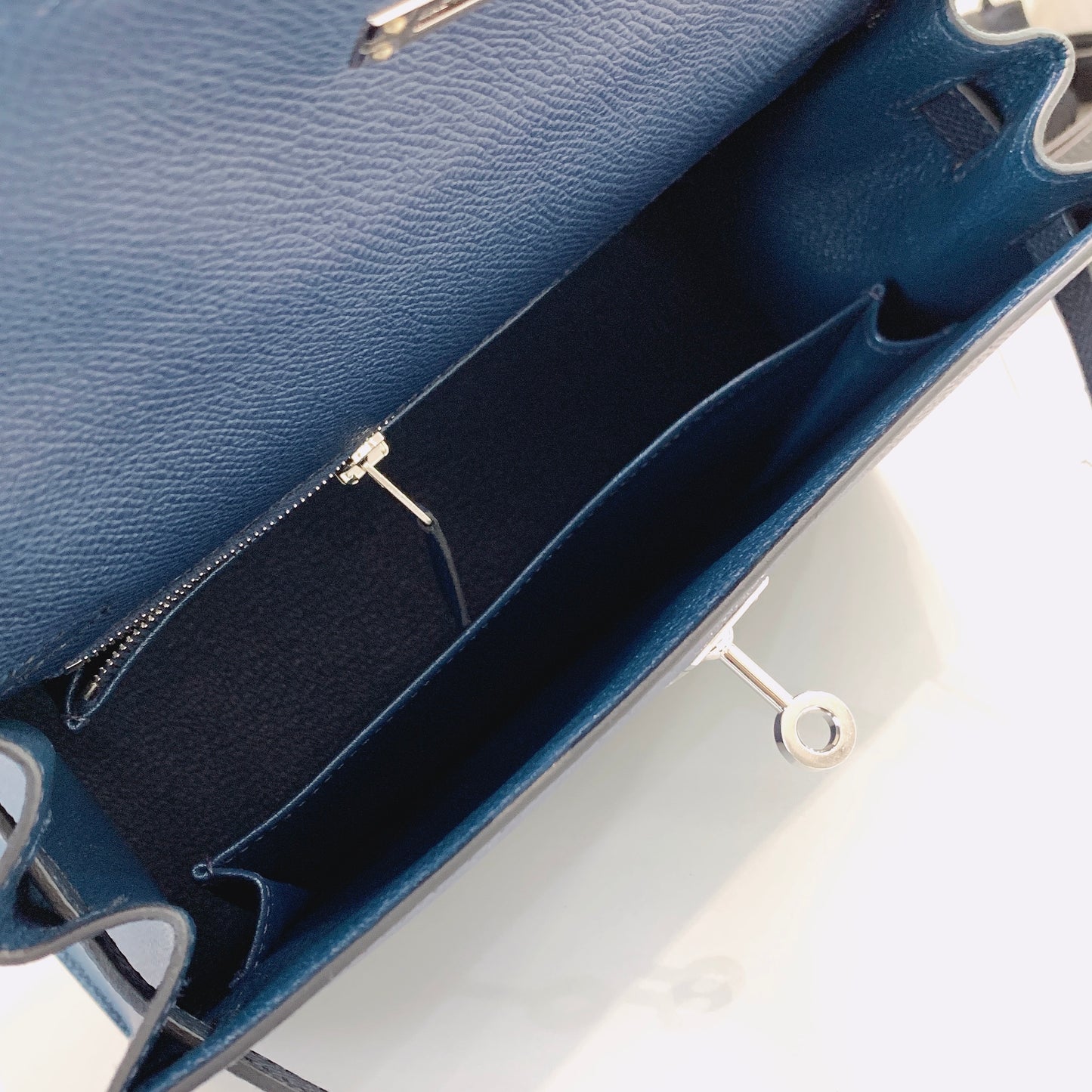 Hermès Kelly 25 Epsom Bleu De Prusse