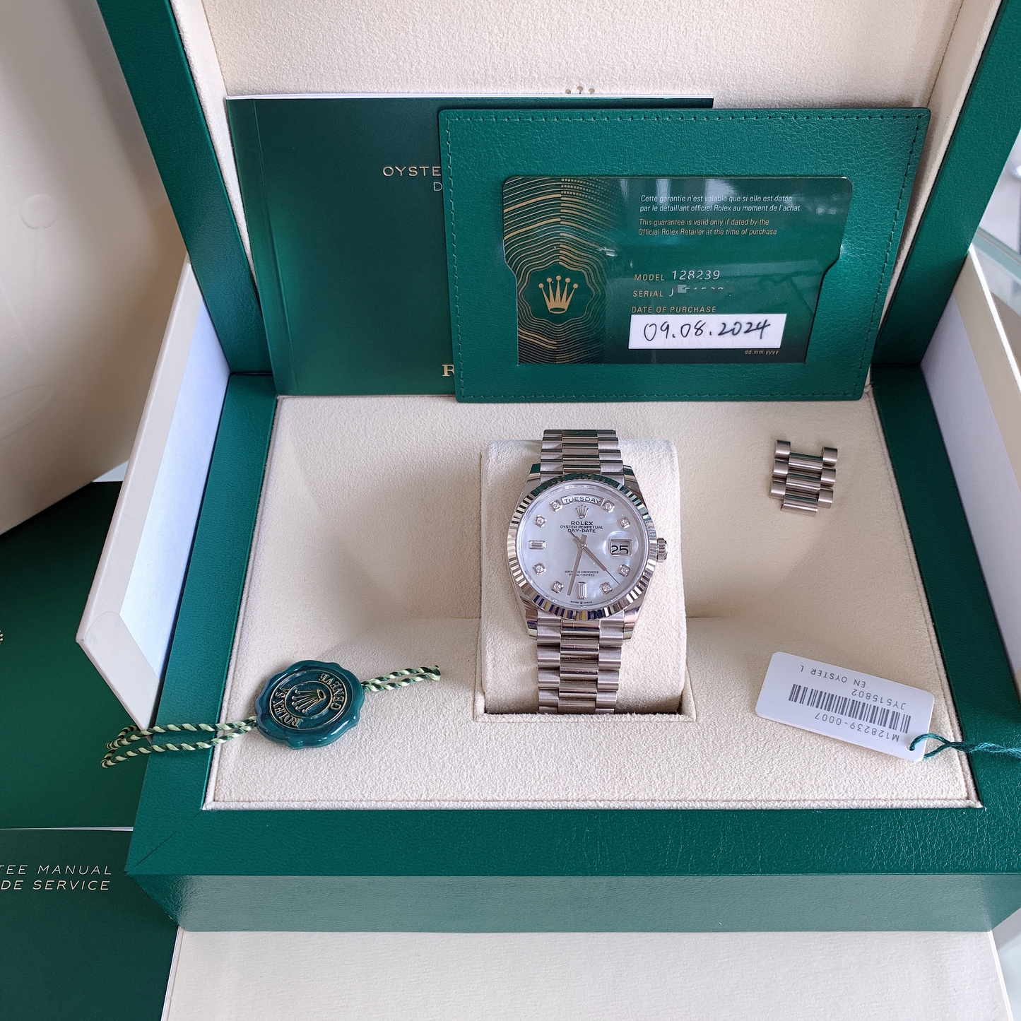 Rolex 128239-0007 Day-Date 36